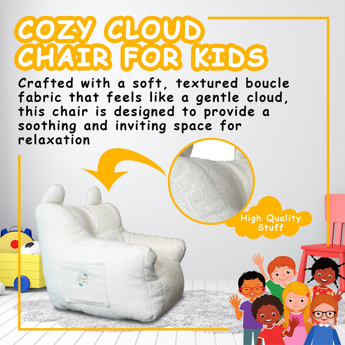 Cozy Cloud Chair for Kids