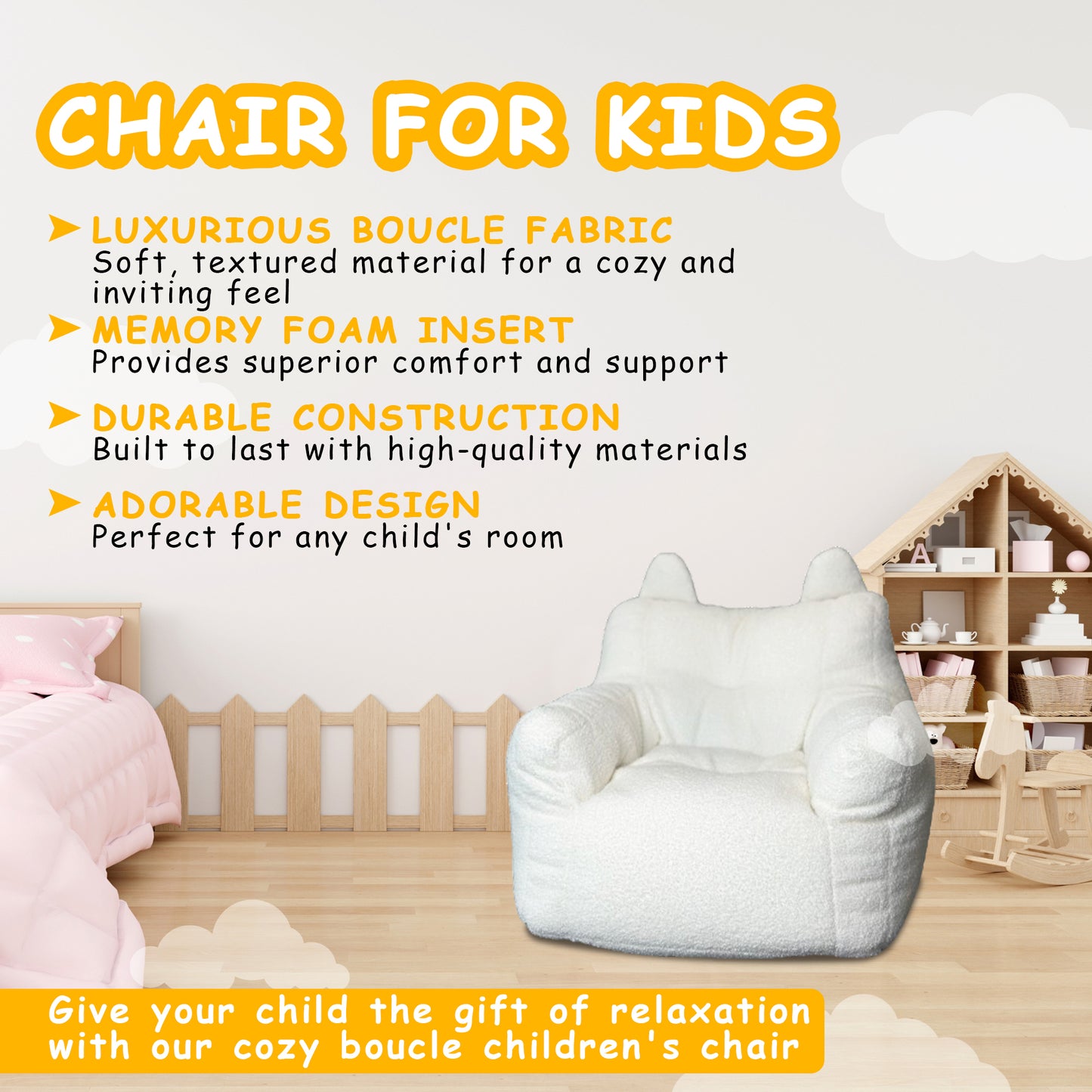 Cozy Cloud Chair for Kids